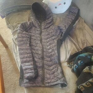 Women's Gray Quilted Jacket